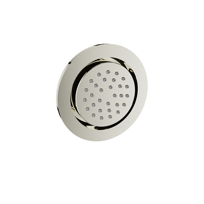 Baril Shower Components Round Built-In Lateral Body Jet by Baril