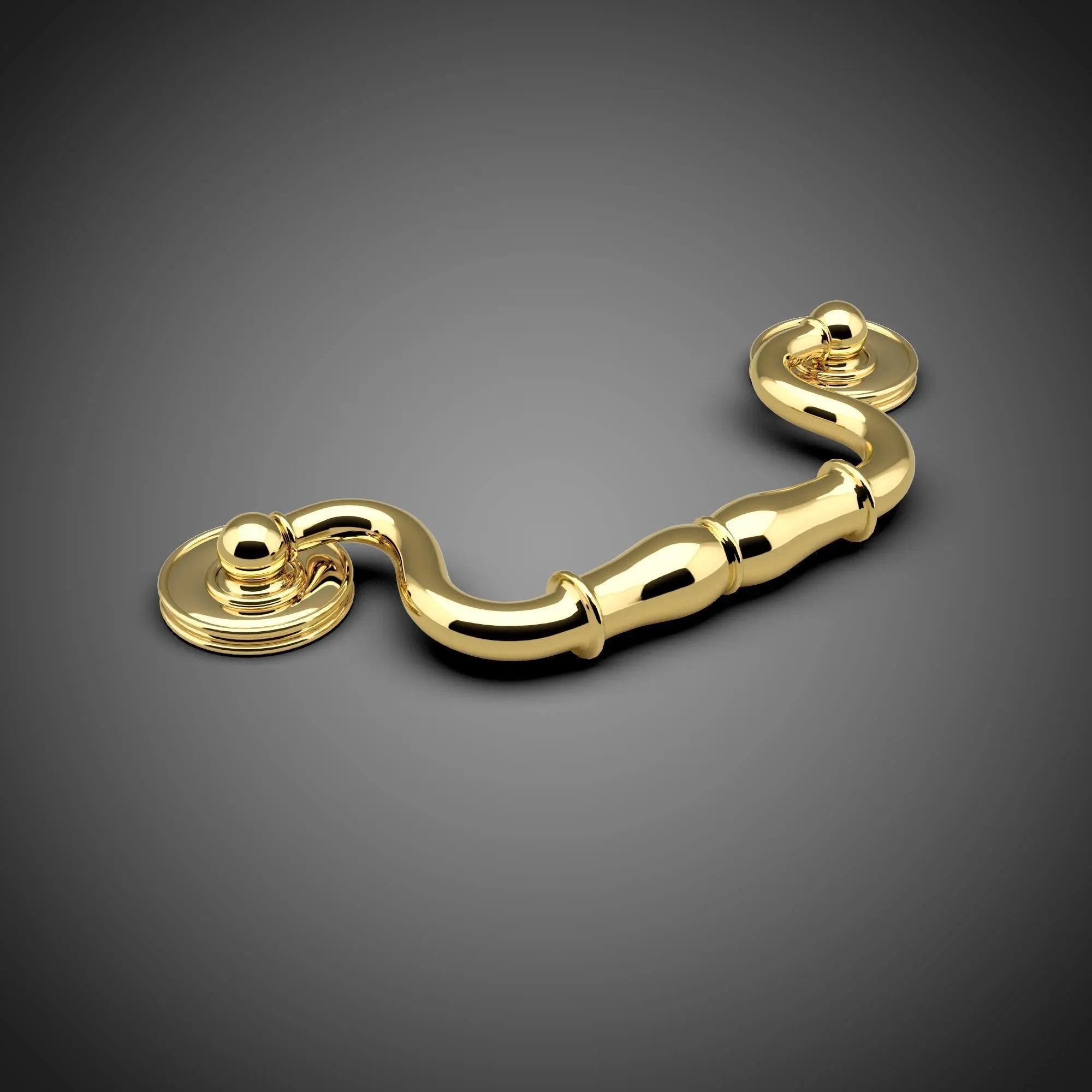 Hamilton Sinkler Gracie 3-1/2" Roped Bin Pull by Hamilton Sinkler