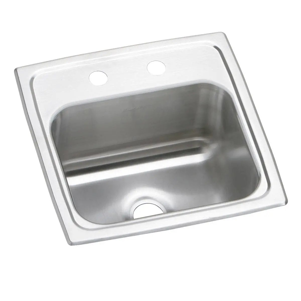 Elkay Celebrity 15" x 15" x 6-1/8" MR2-Hole Single Bowl Drop-in Bar Sink by Elkay