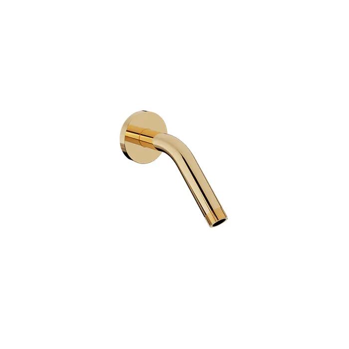 Baril Shower Components 6 inch Shower Arm with Flange by Baril