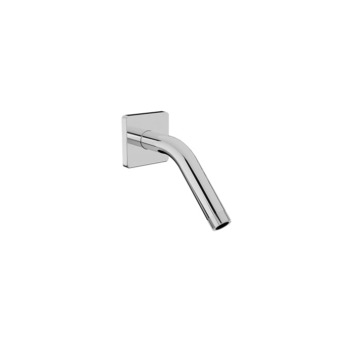 chrome shower arm