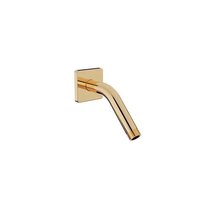 Baril Shower Components 6 inch Shower Arm with Flange by Baril