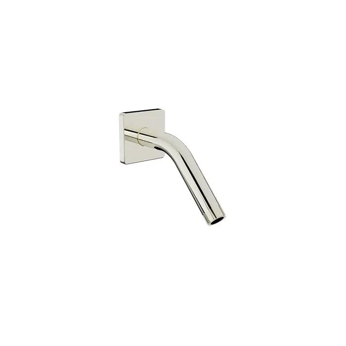 Baril Shower Components 6 inch Shower Arm with Flange by Baril