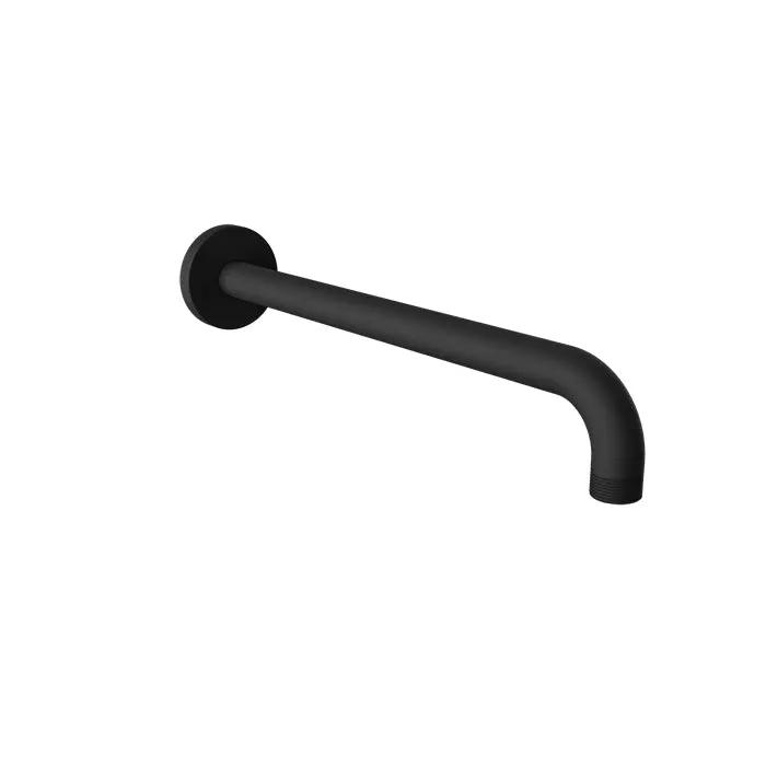 Baril Shower Components 12 inch Shower Arm with Flange by Baril