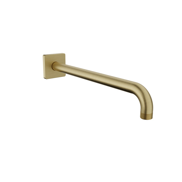 Baril Shower Components 12 inch Shower Arm with Flange by Baril