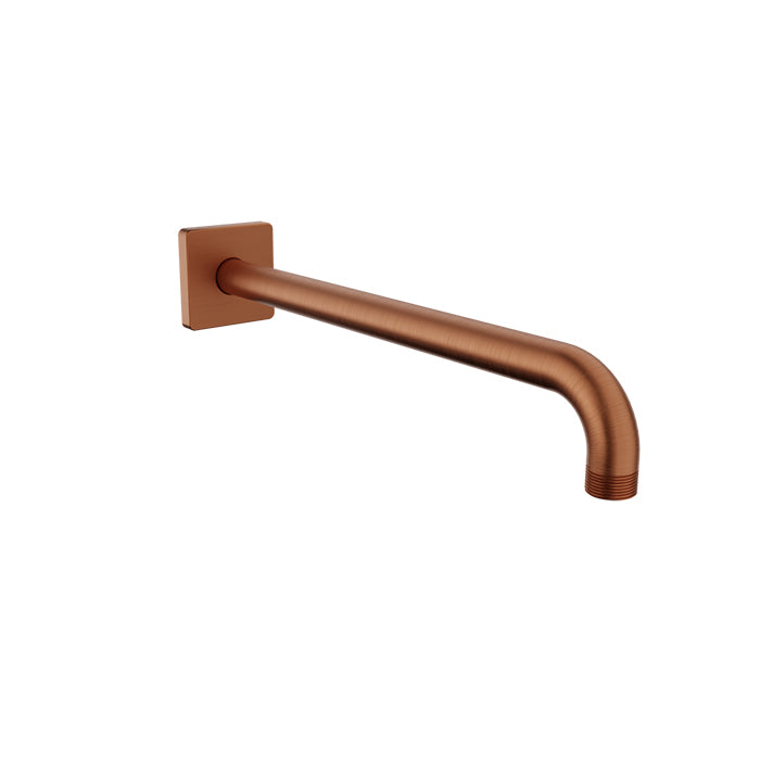 Baril Shower Components 12 inch Shower Arm with Flange by Baril
