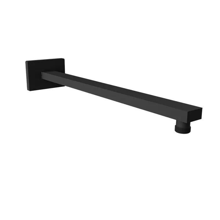 Baril Shower Components 16 inch Square Shower Arm with Flange by Baril