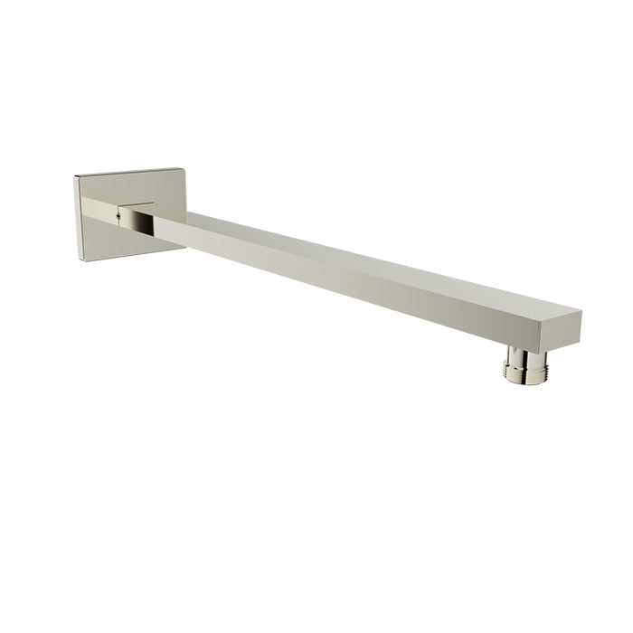 Baril Shower Components 16 inch Square Shower Arm with Flange by Baril