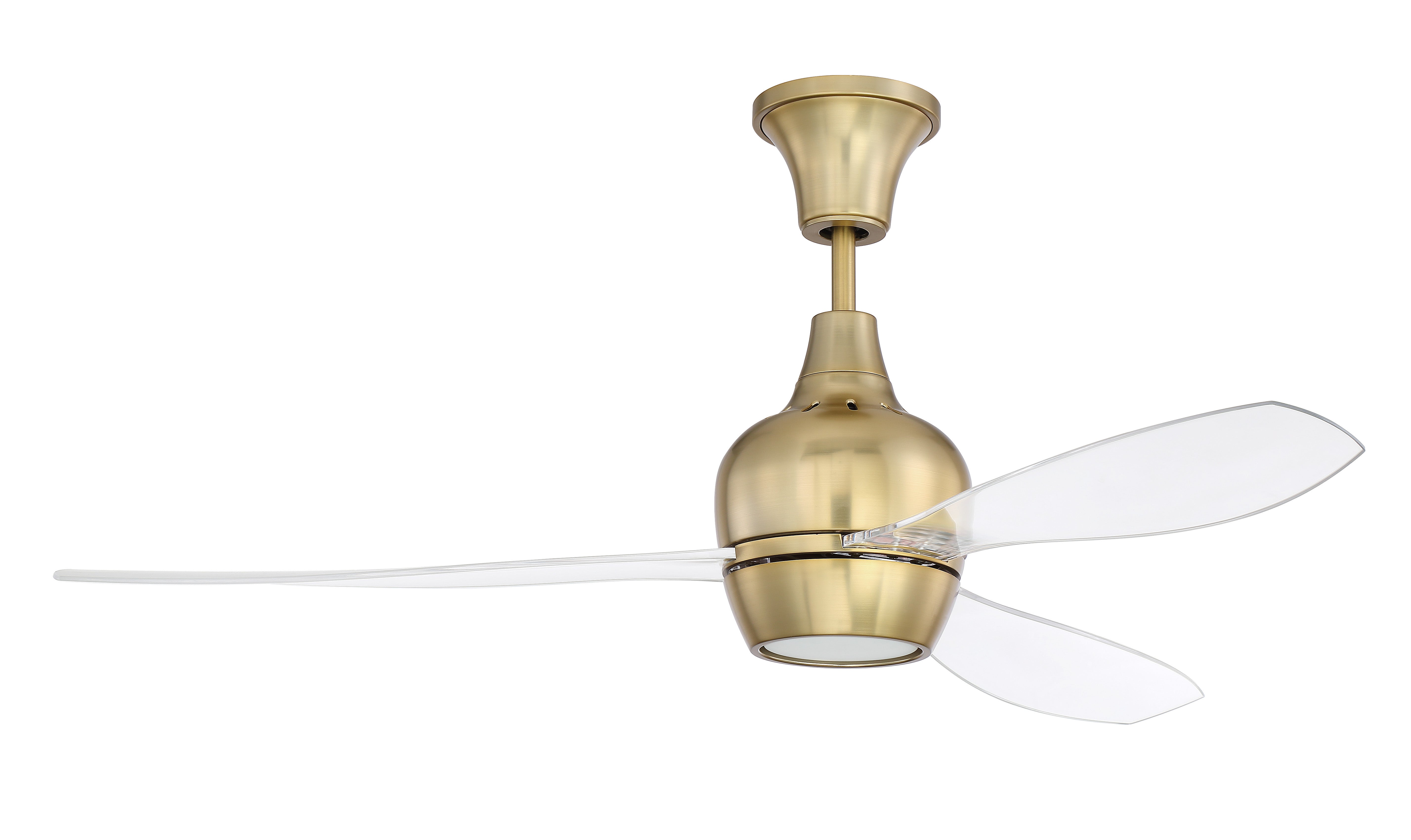 satin brass ceiling fans