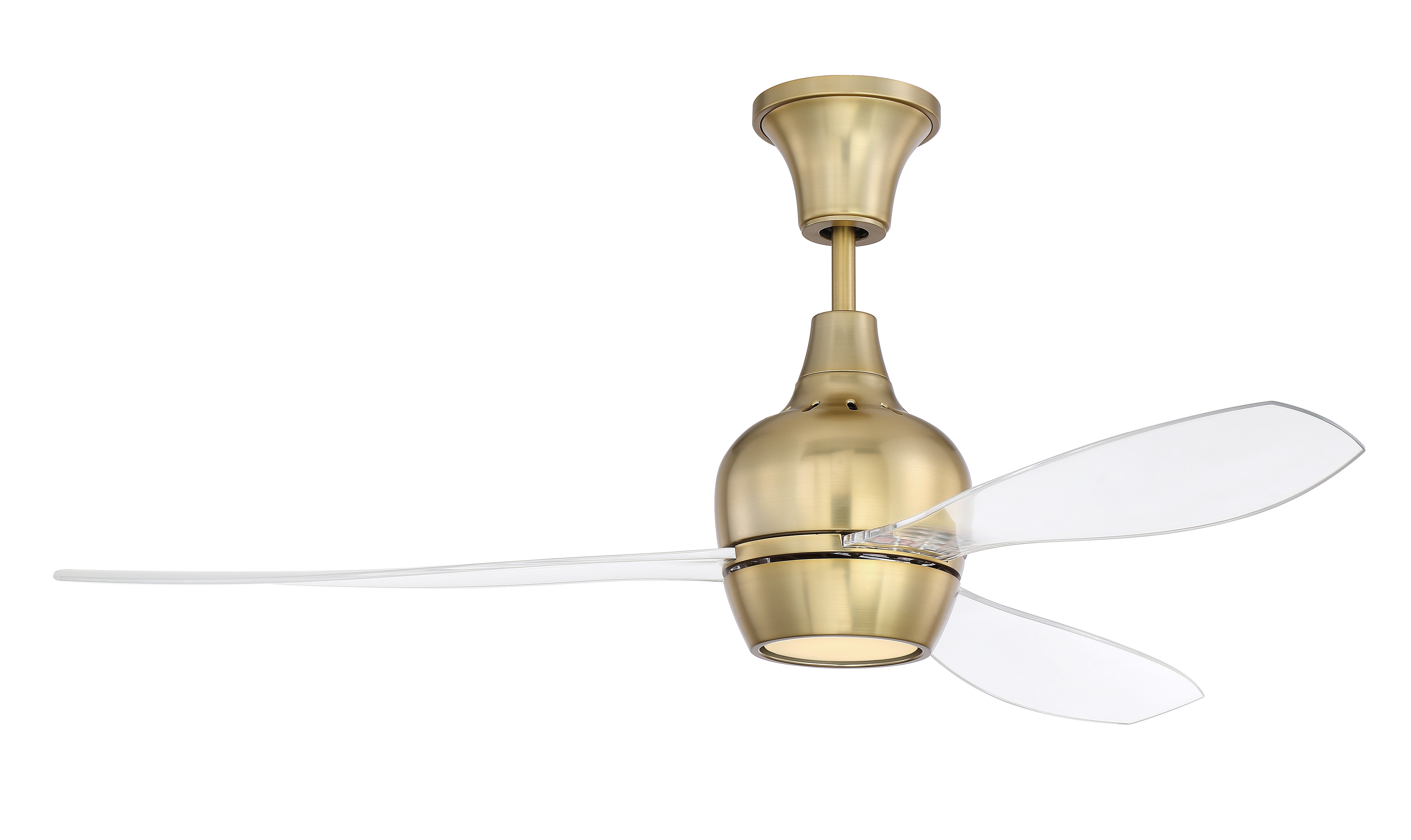 satin brass ceiling fans