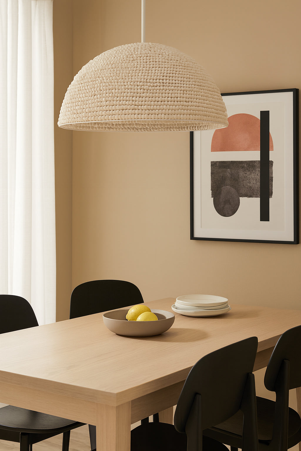 vintage white pendant light