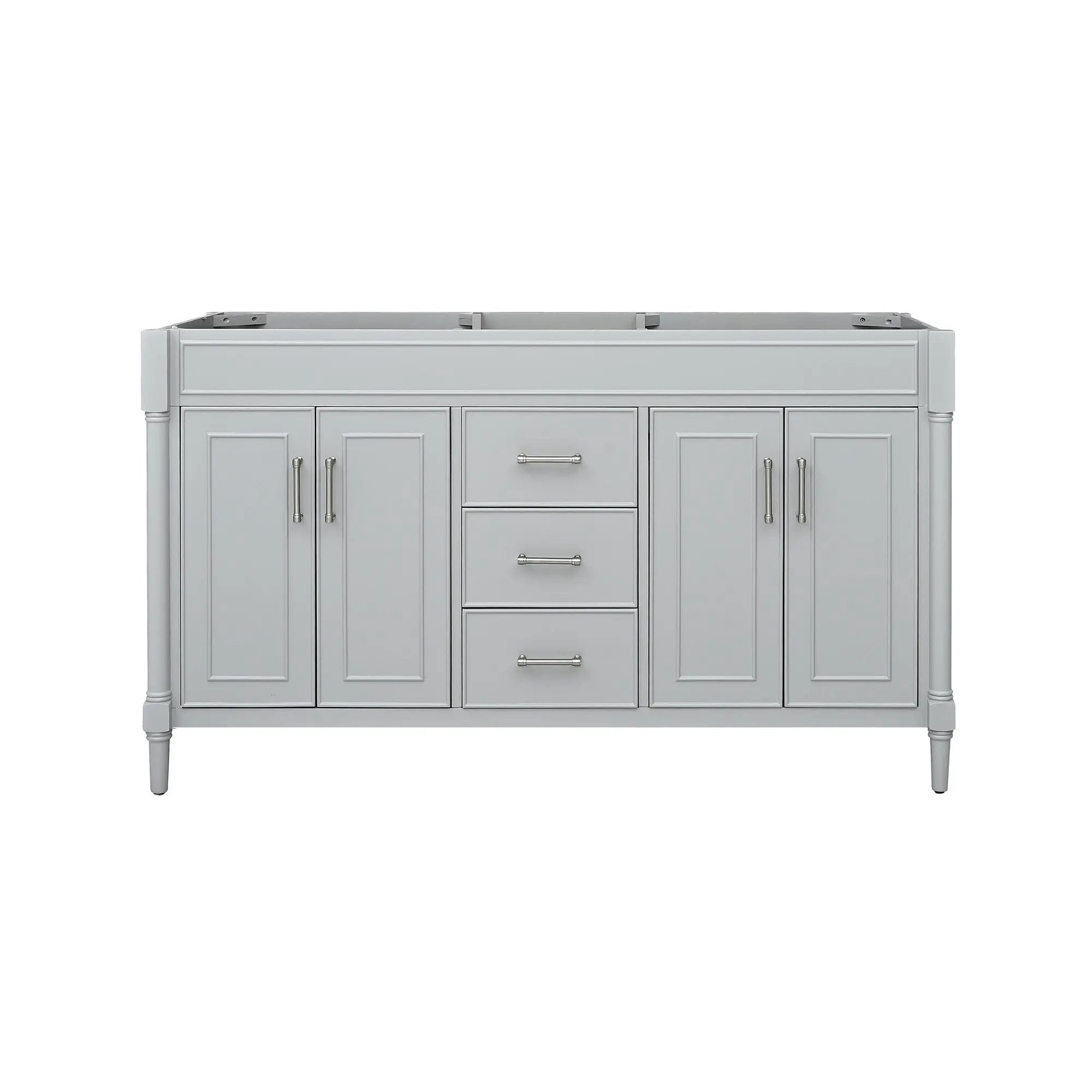 light gray vanity base