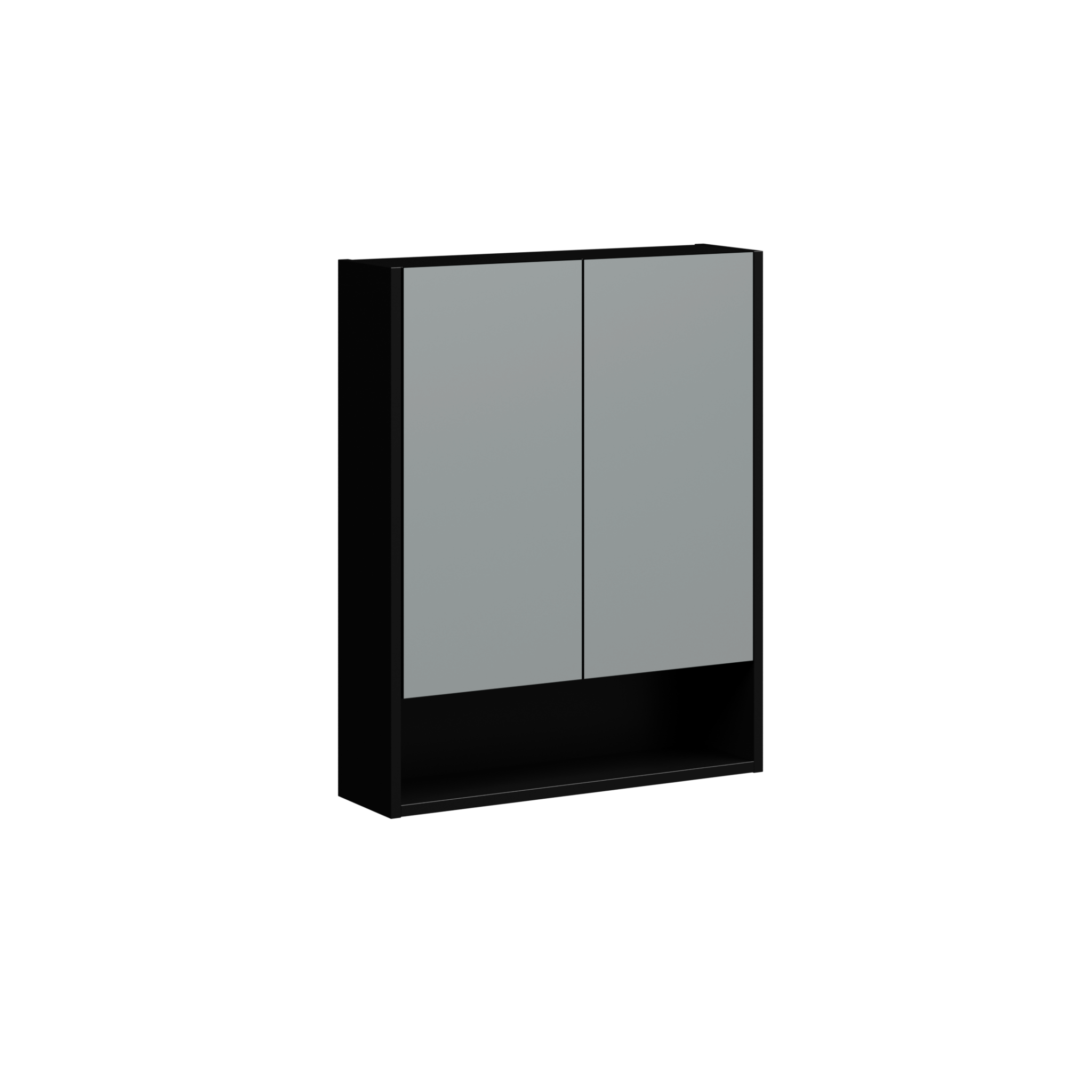 black satin paint medicine cabinet