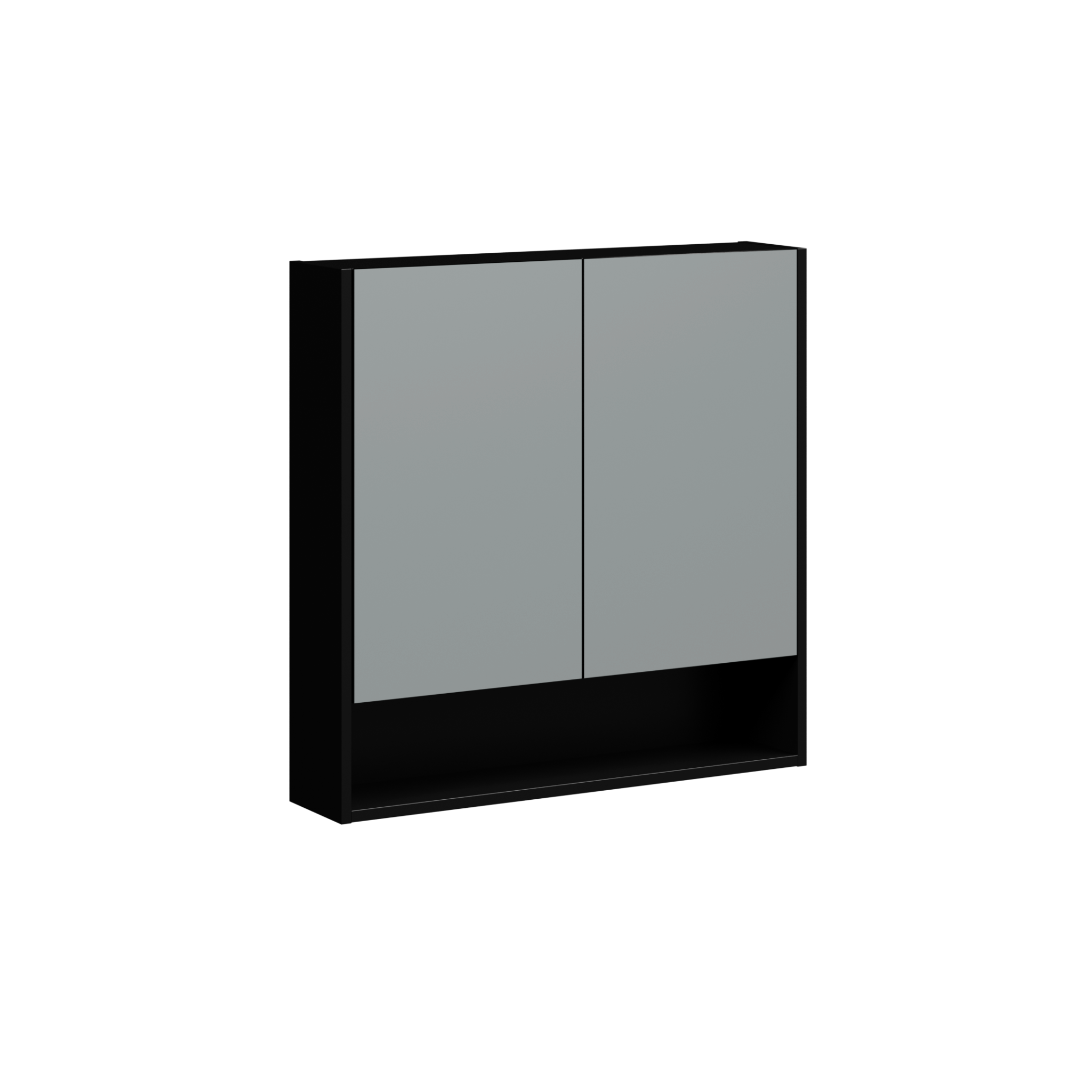 black satin paint medicine cabinet