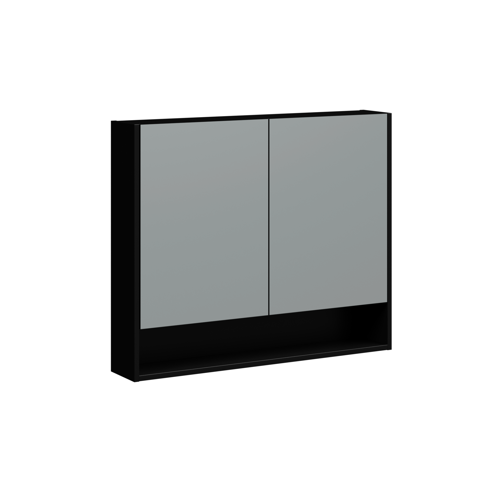 black satin paint medicine cabinet