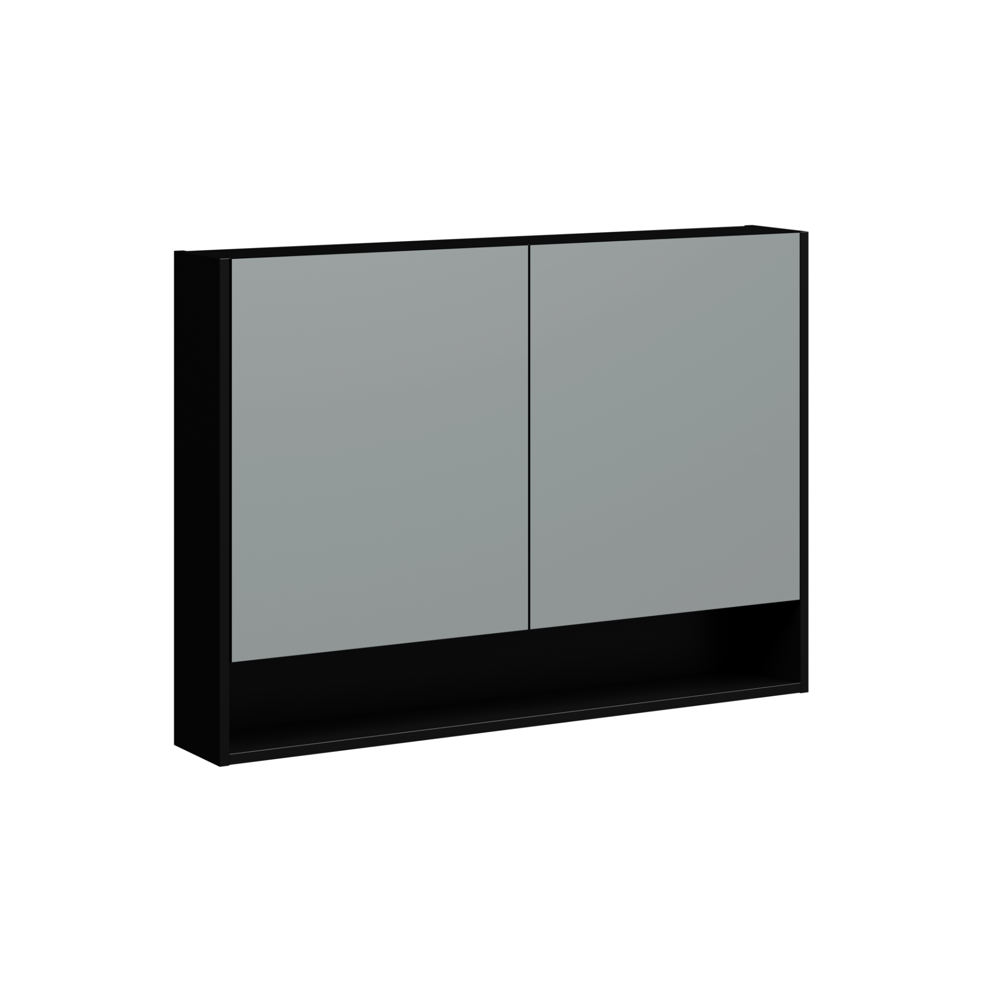 black satin paint medicine cabinet
