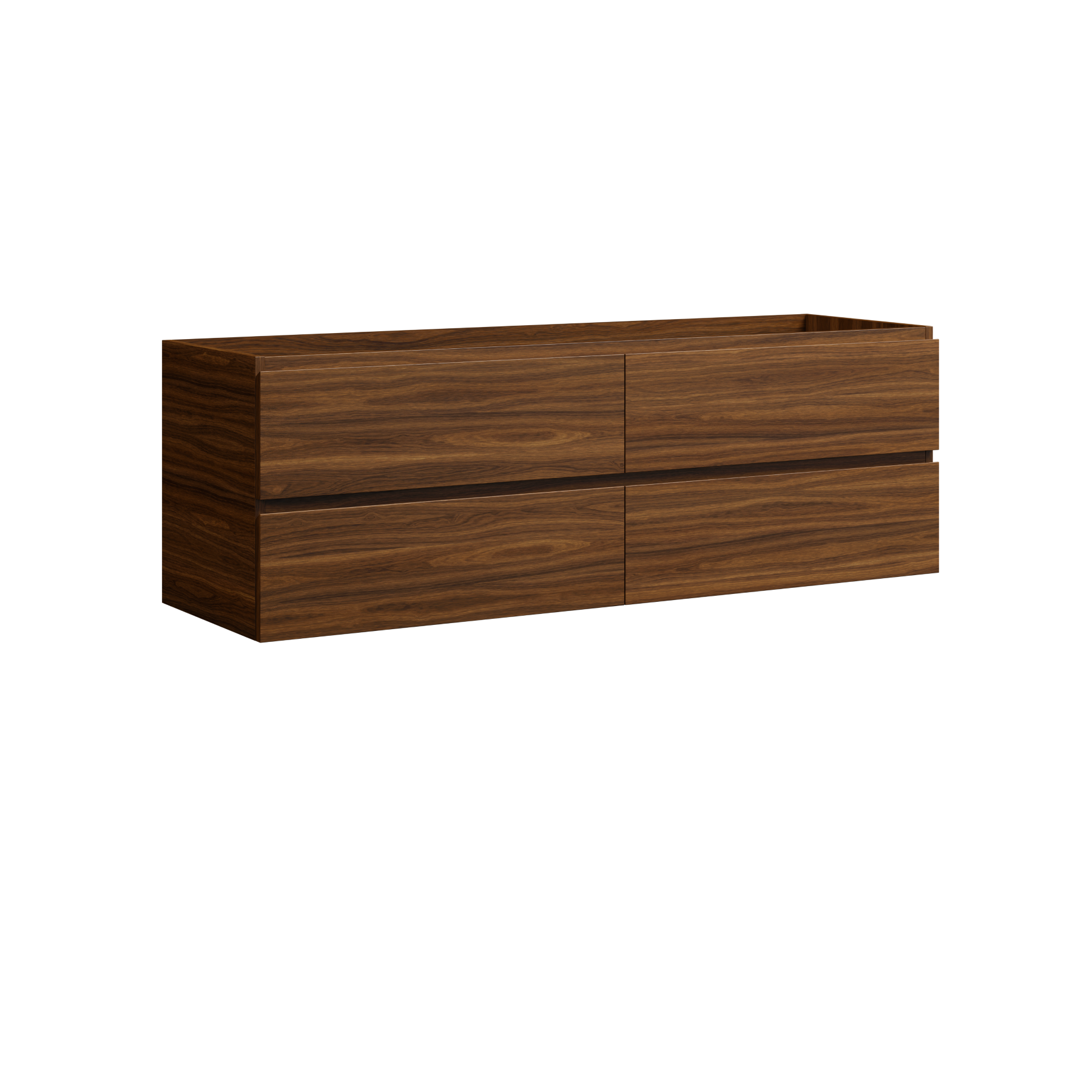 Timberline Brockton 60" x 18" x 20" Wall Mounted Double Vanity by Timberline