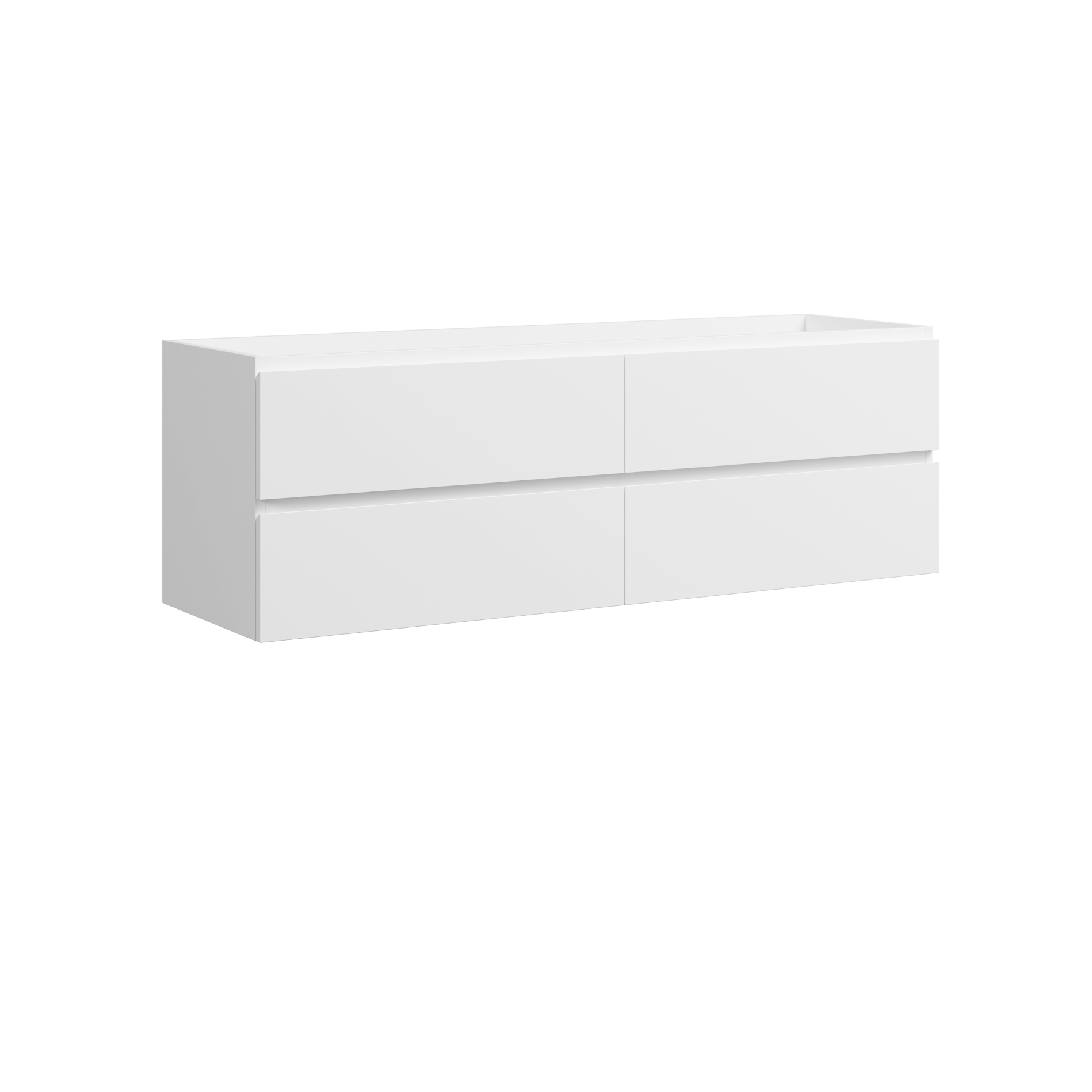 Timberline Brockton 60" x 18" x 20" Wall Mounted Double Vanity by Timberline