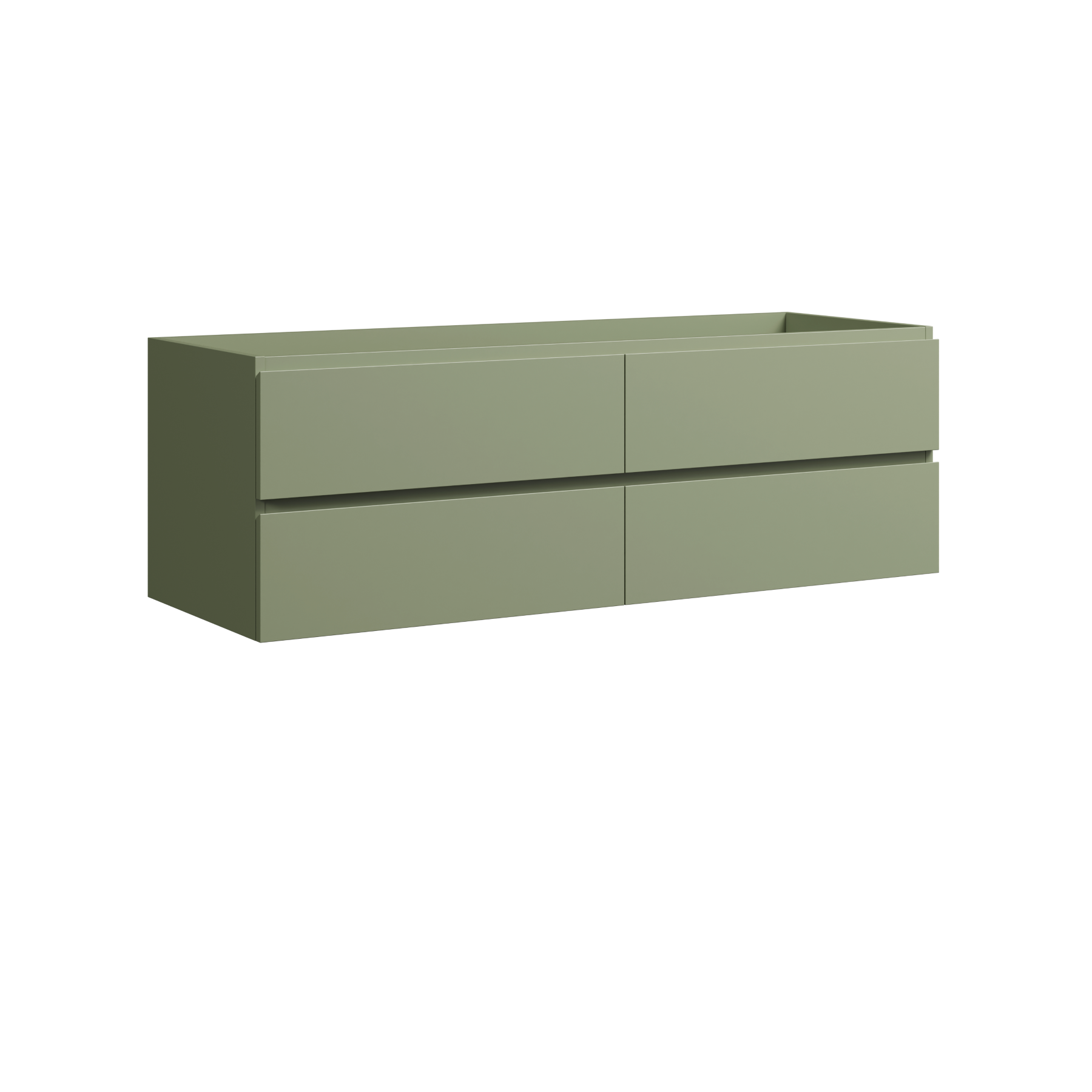 Timberline Brockton 60" x 21" x 20" Wall Mounted Double Vanity by Timberline