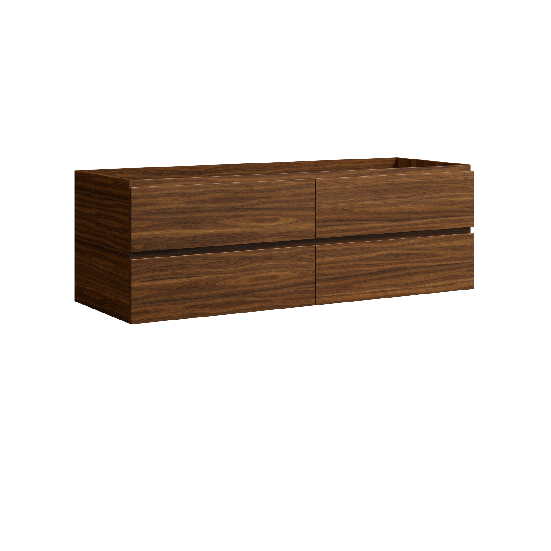 Timberline Brockton 60" x 21" x 20" Wall Mounted Double Vanity by Timberline