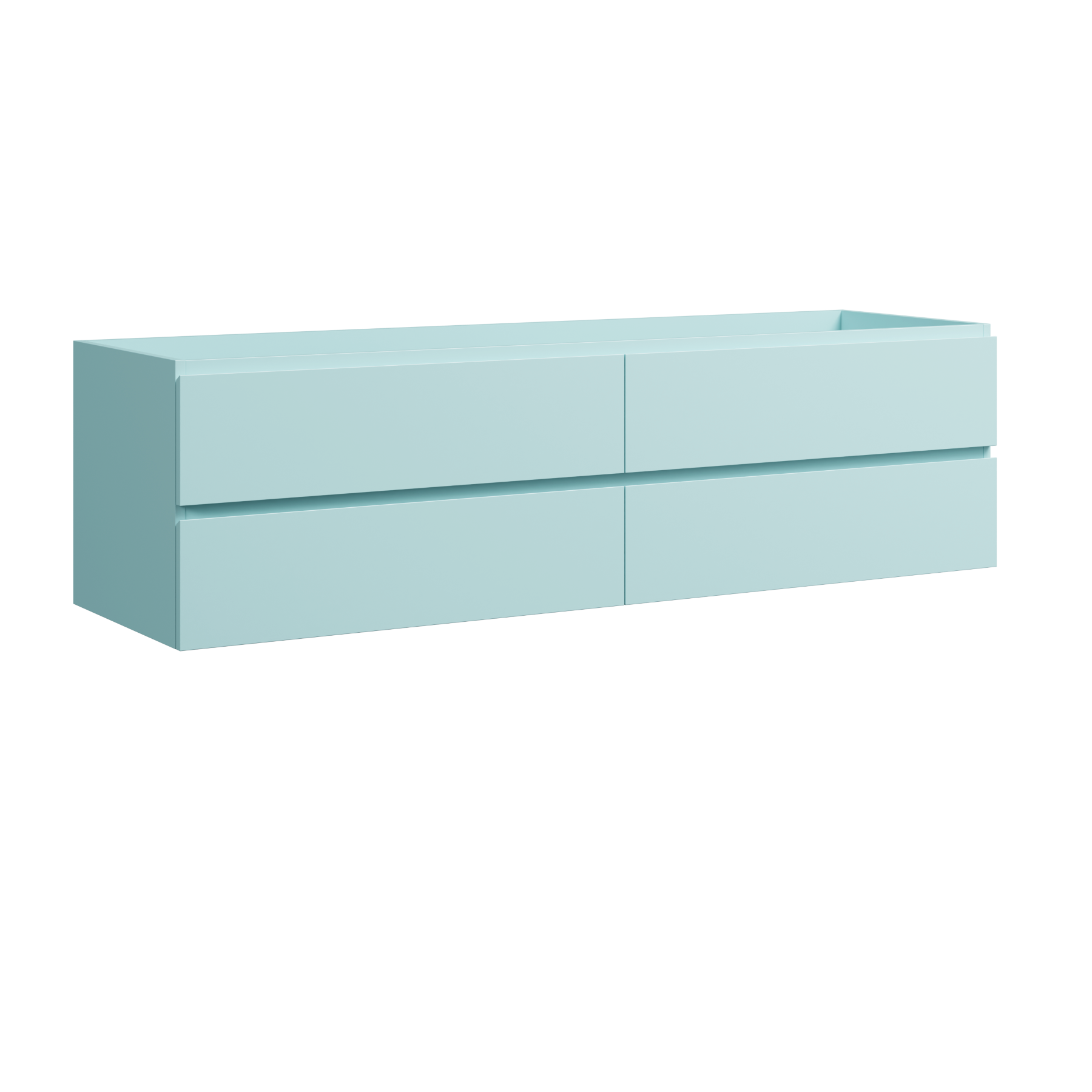 Timberline Brockton 72" x 21" x 20" Wall Mounted Double Vanity by Timberline