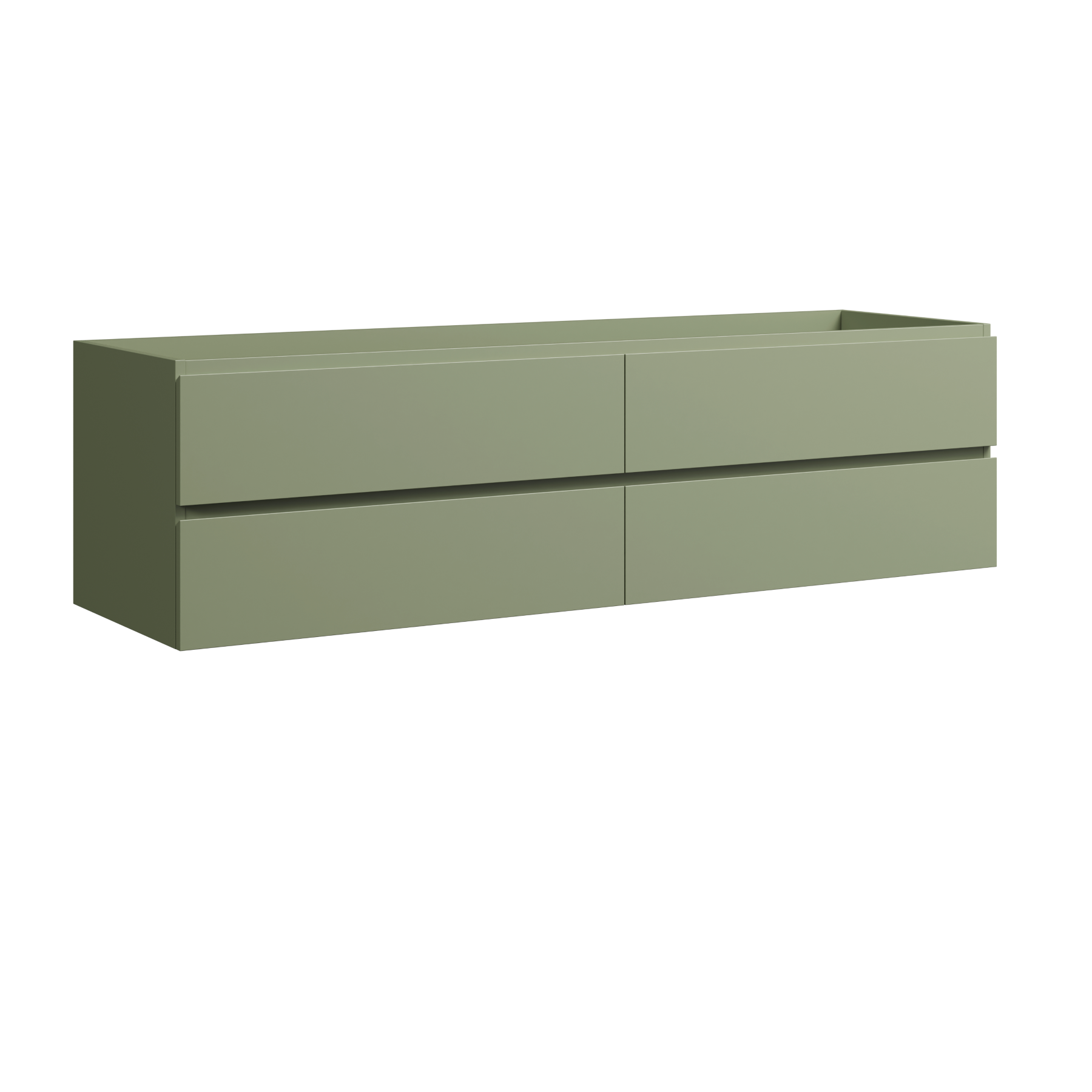 Timberline Brockton 72" x 21" x 20" Wall Mounted Double Vanity by Timberline