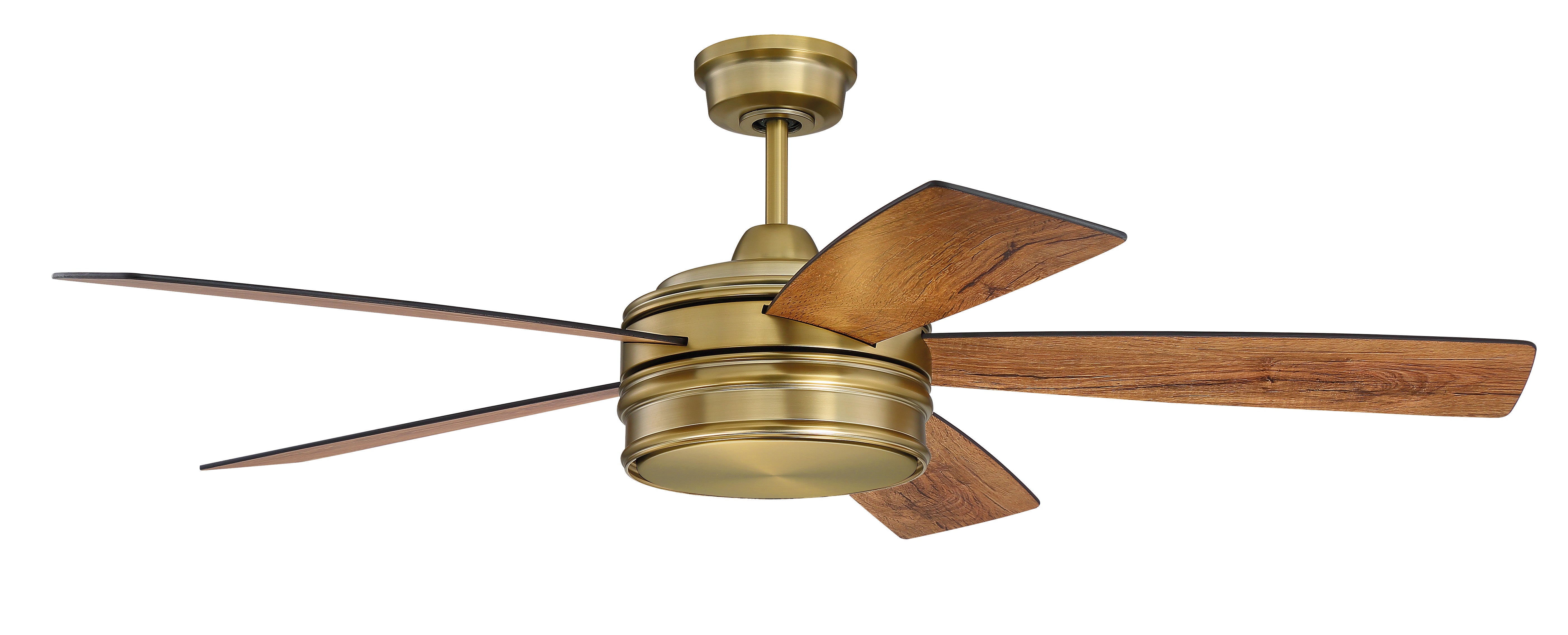 satin brass ceiling fans