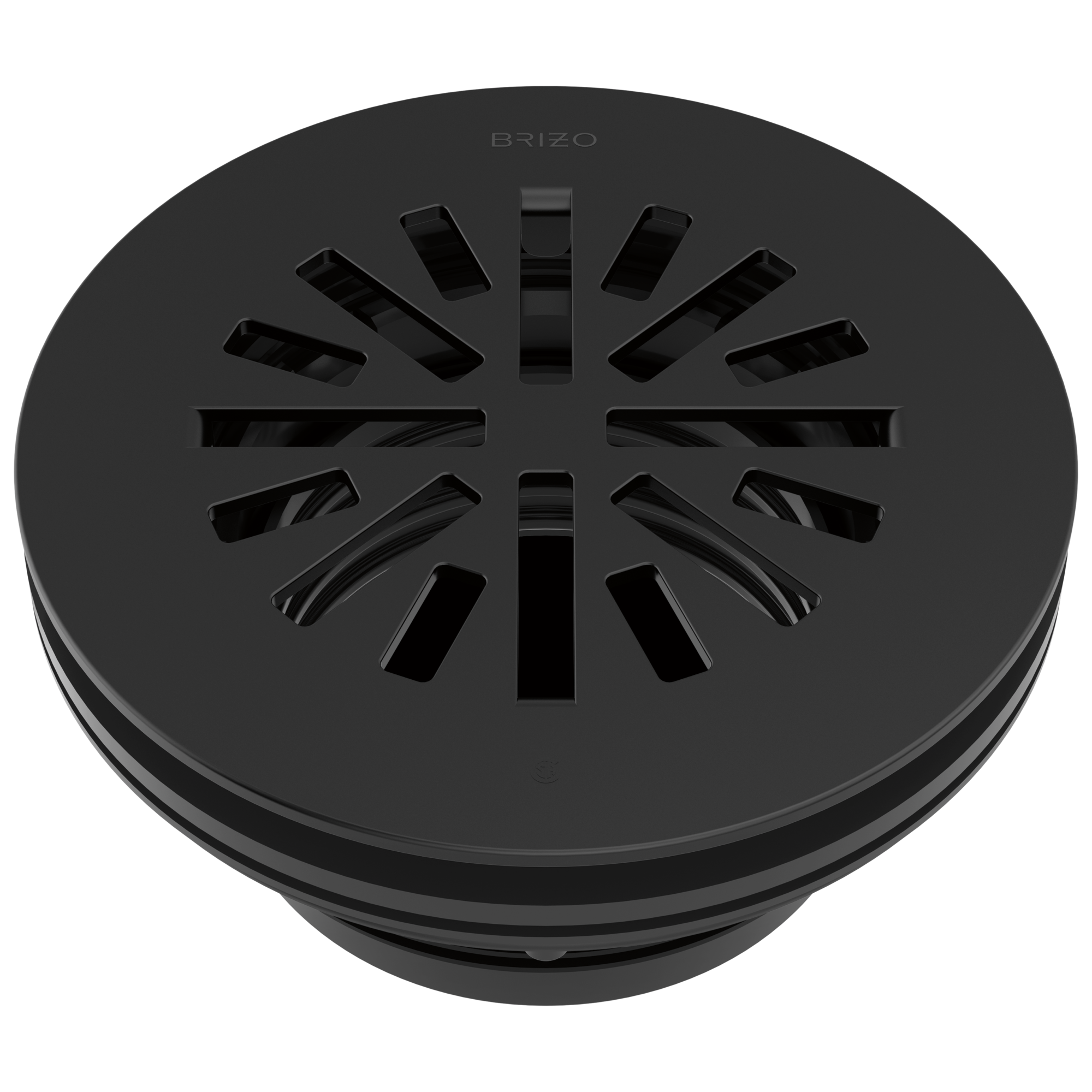 matte black shower drain