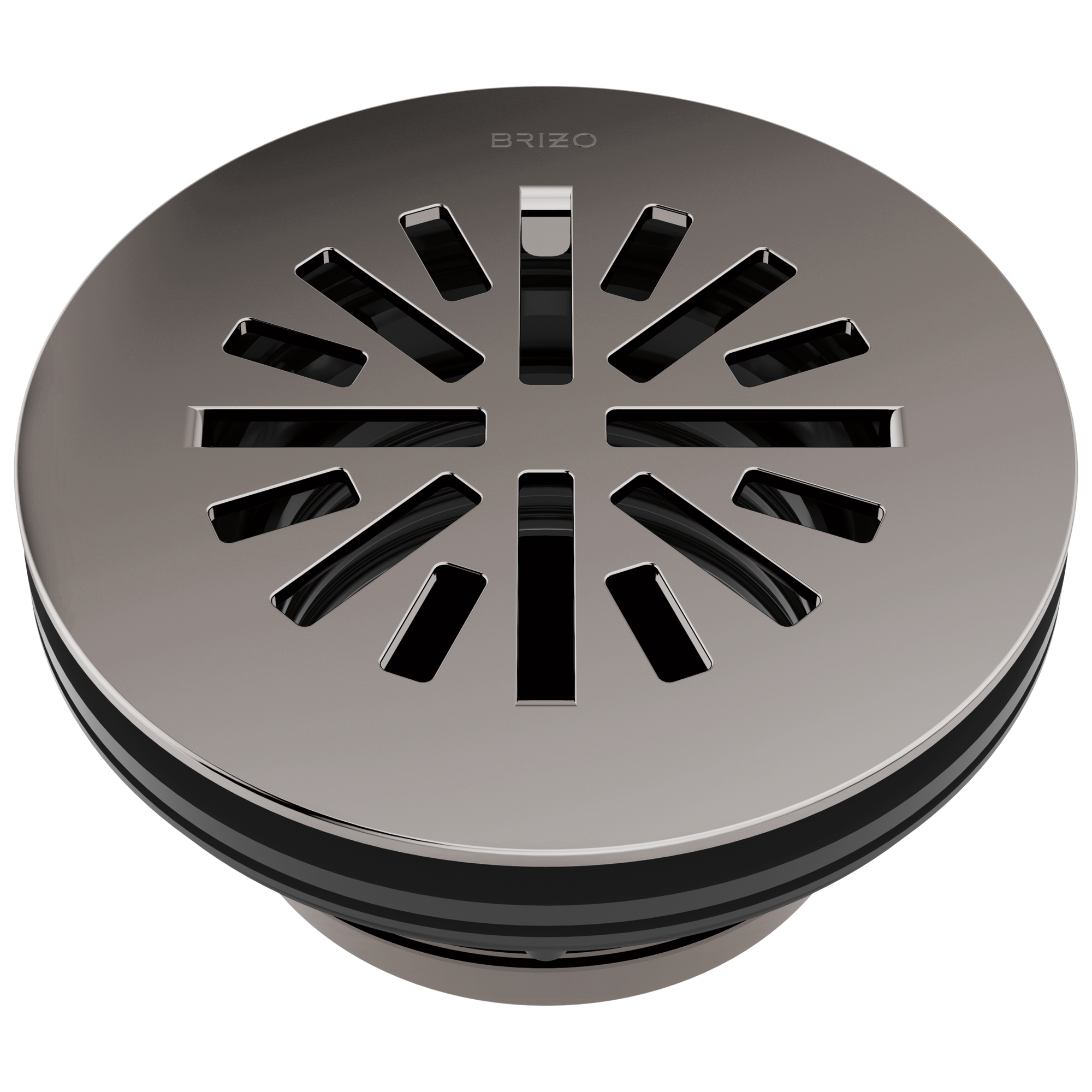 brilliance black onyx shower drain