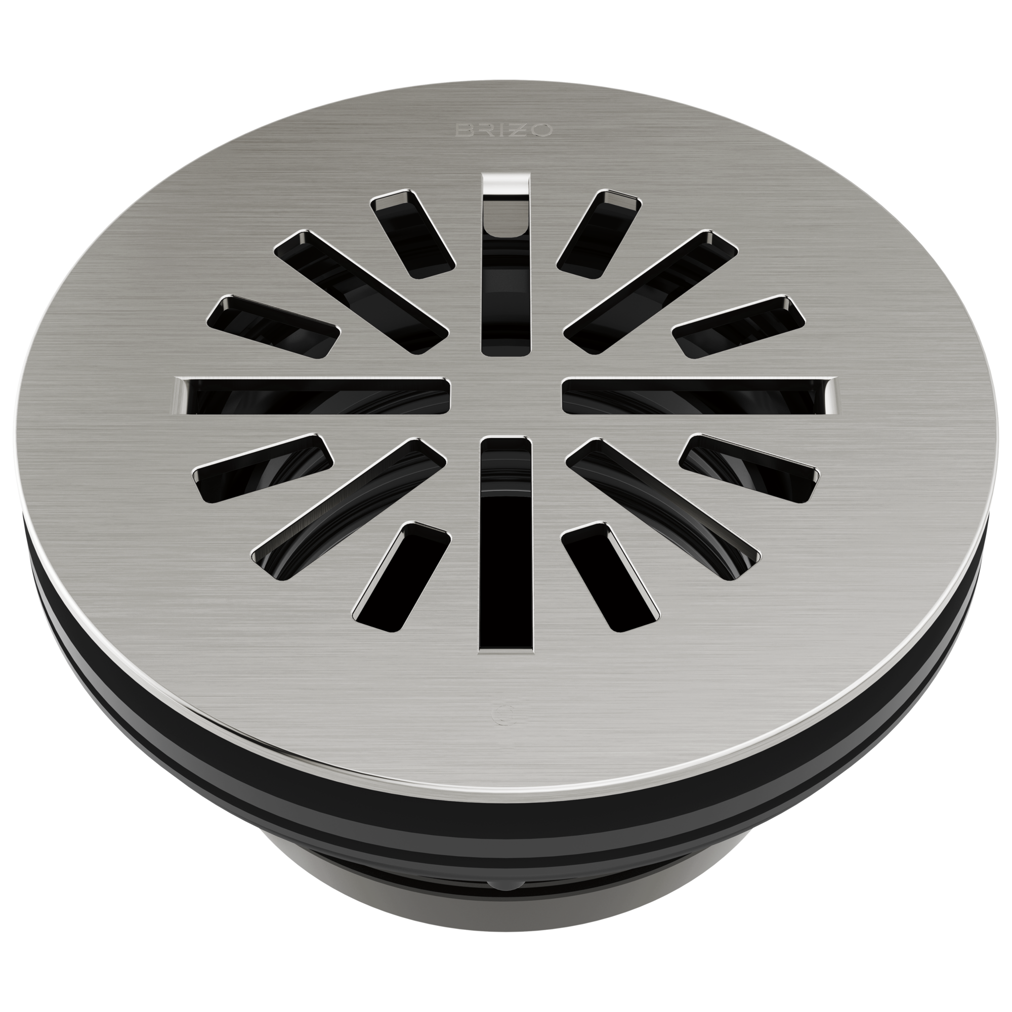 luxe nickel shower drain