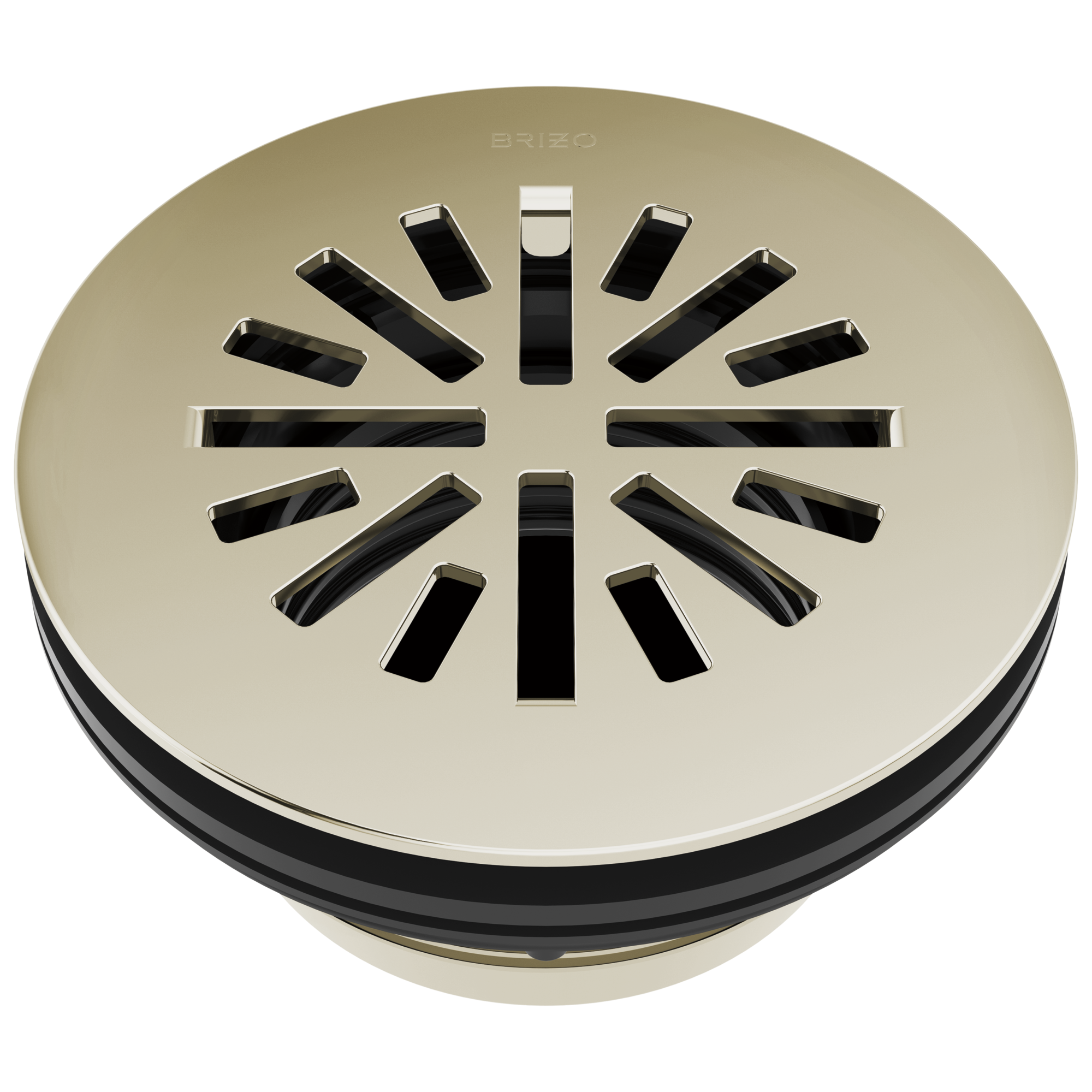 polished nickel shower drain