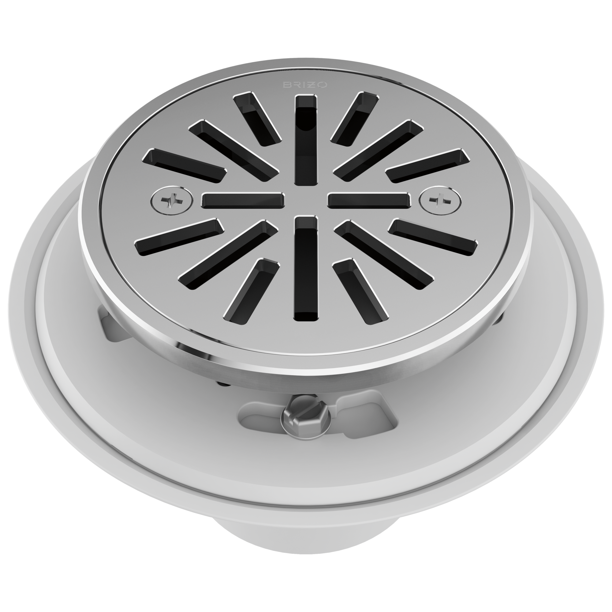 chrome shower drain