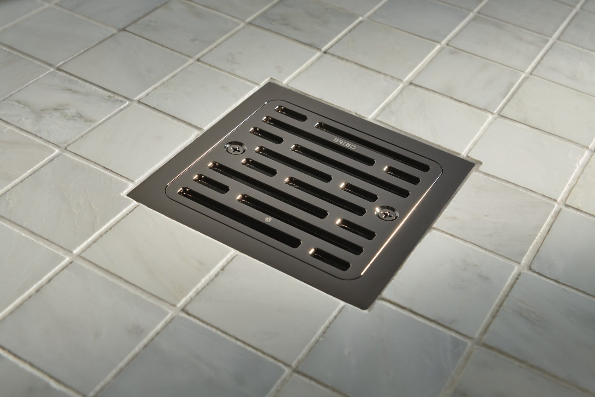 brilliance black onyx shower drain