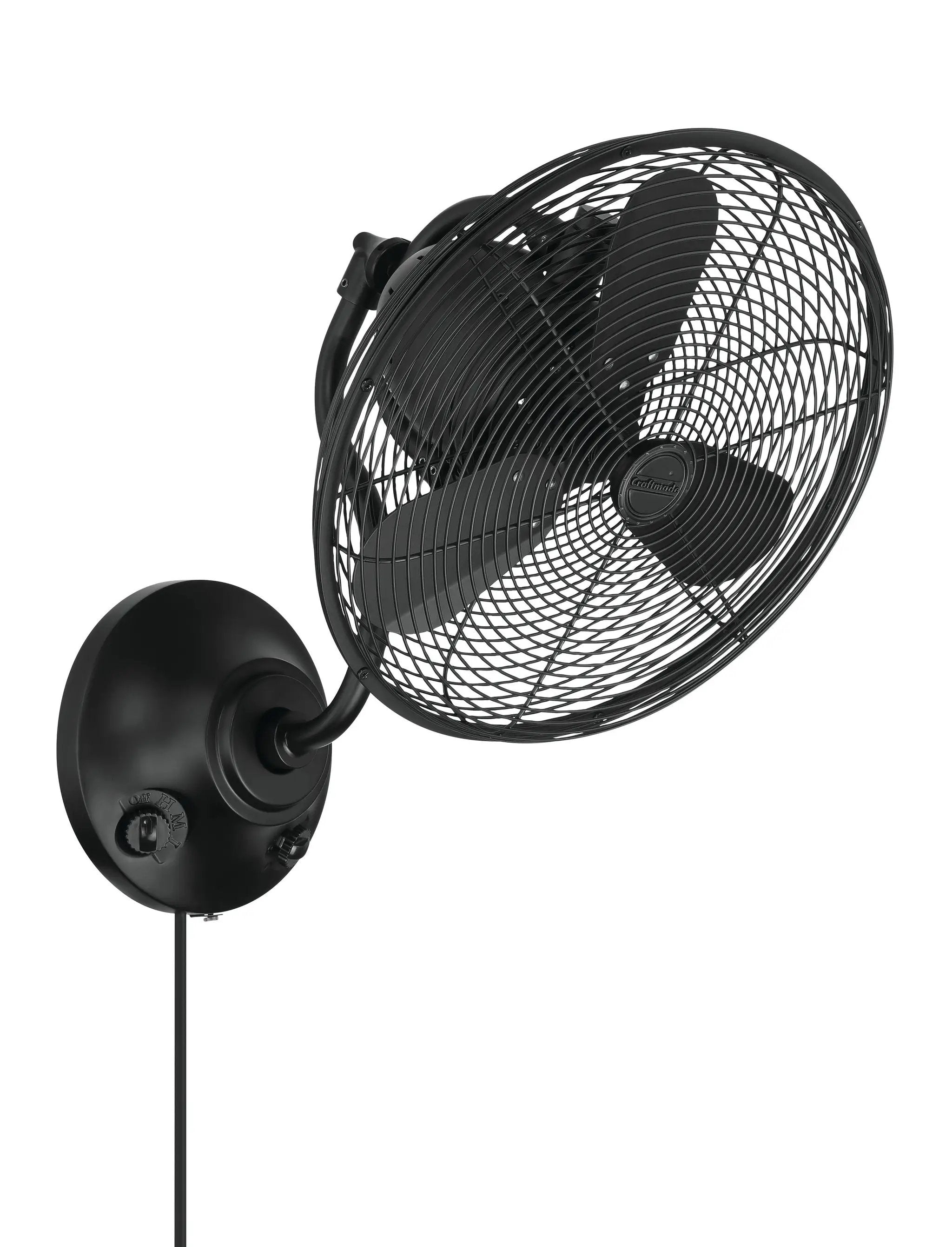 Craftmade Bellows I 14" 3-Blade Wall Fan by Craftmade