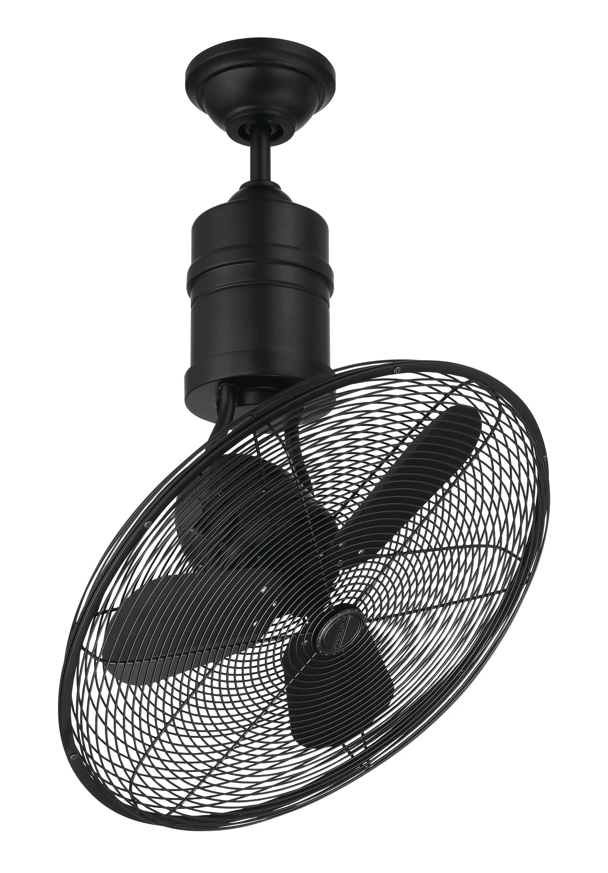 flat black ceiling fans