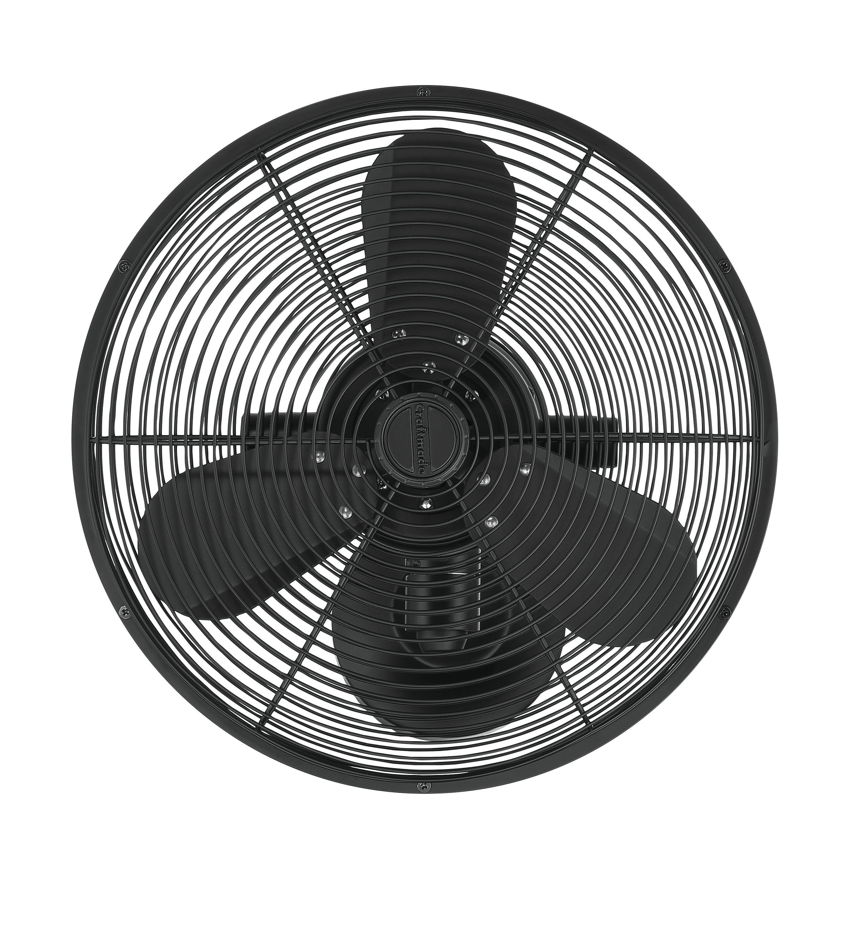 flat black ceiling fans