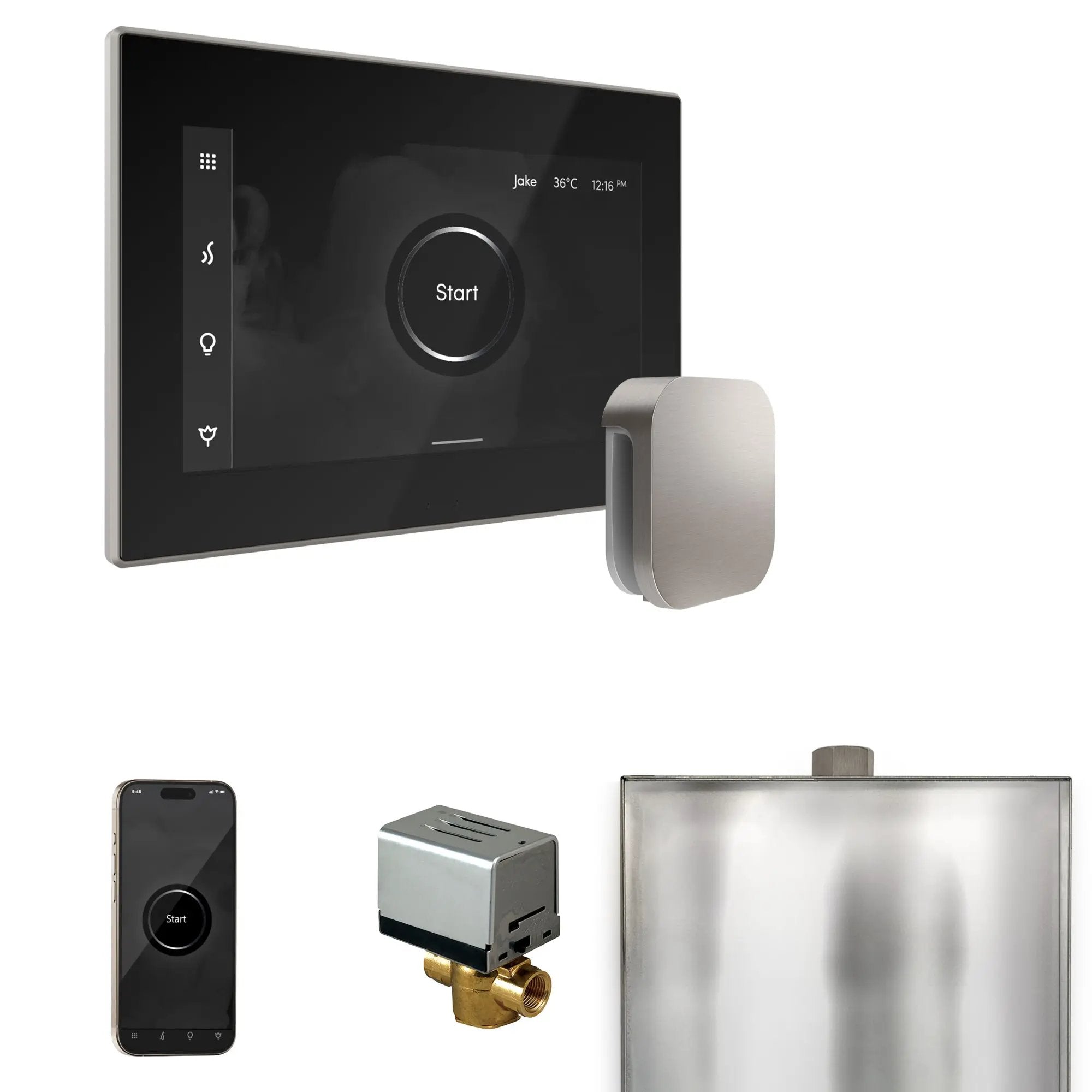 Mr Steam XButler Steam Shower Control Package with iSteamX Control and Steamhead by Mr Steam
