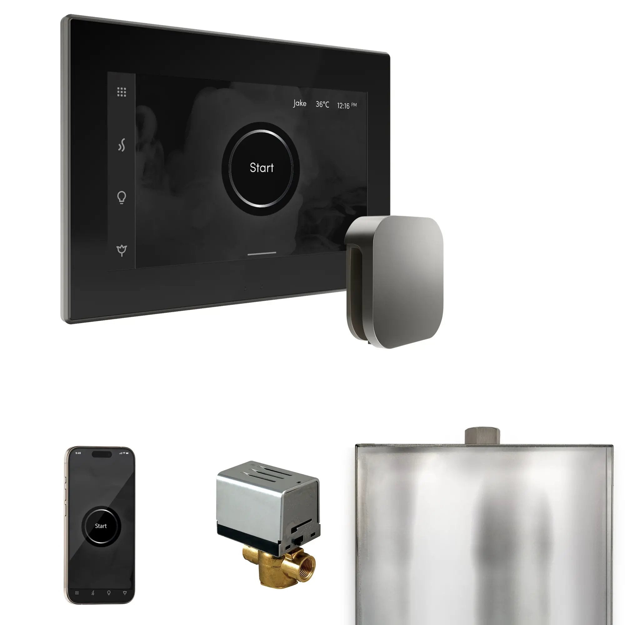 Mr Steam XButler Steam Shower Control Package with iSteamX Control and Steamhead by Mr Steam