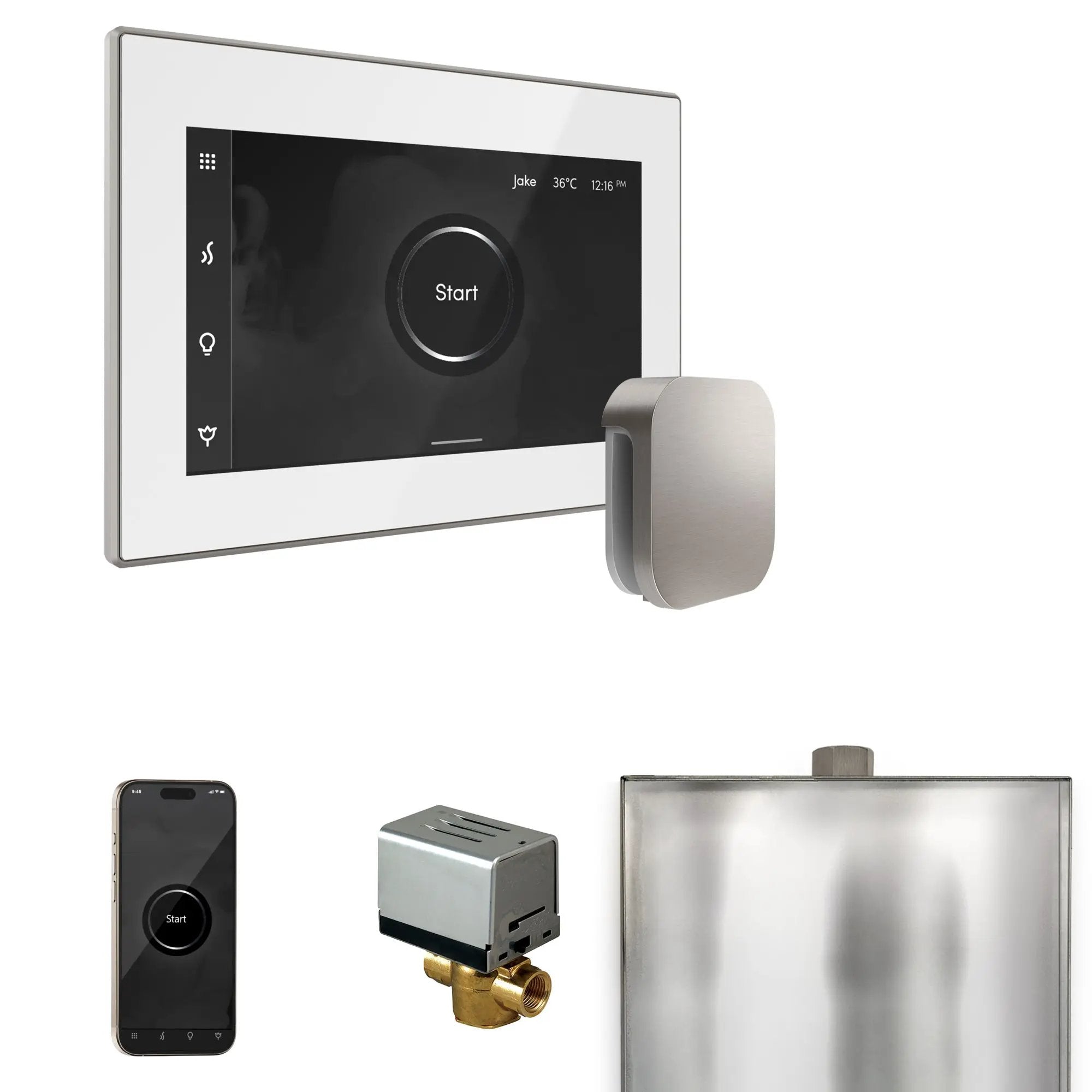 Mr Steam XButler Steam Shower Control Package with iSteamX Control and Steamhead by Mr Steam