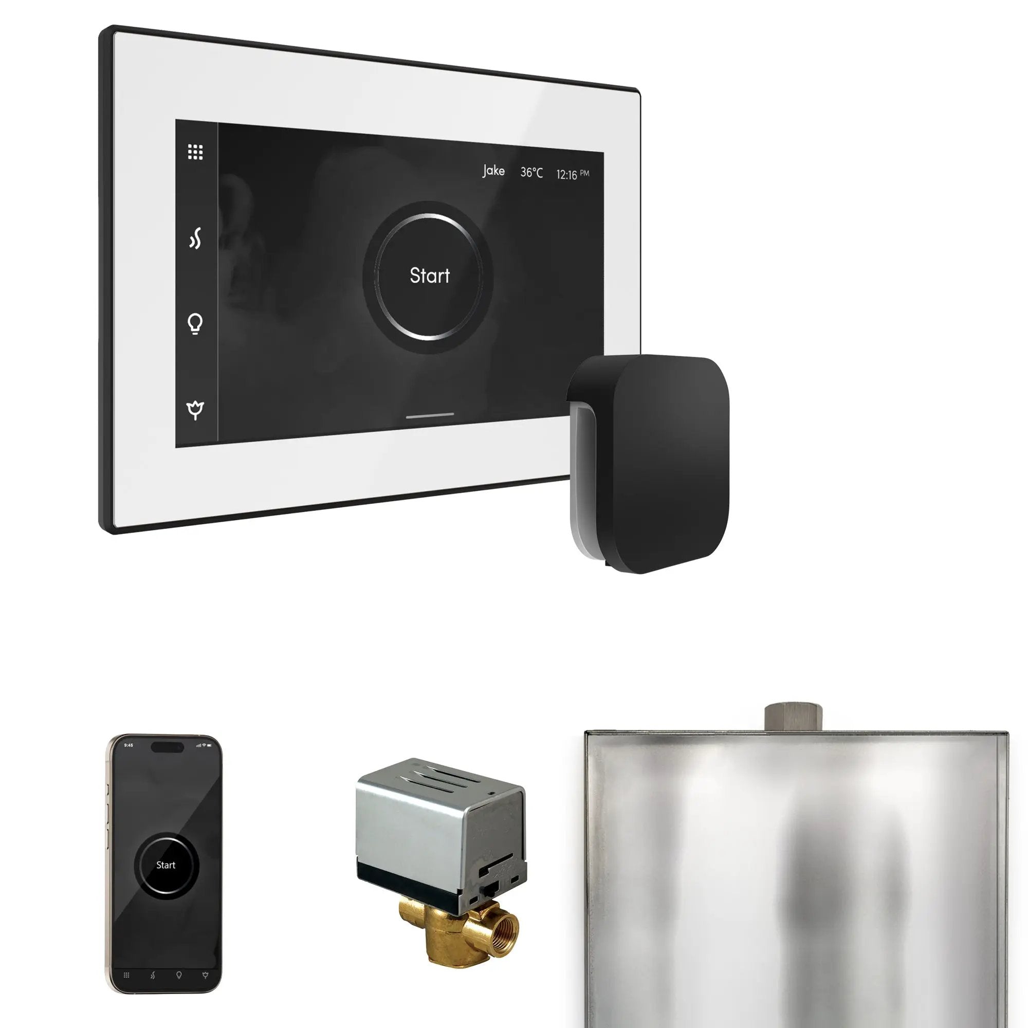 Mr Steam XButler Steam Shower Control Package with iSteamX Control and Steamhead by Mr Steam