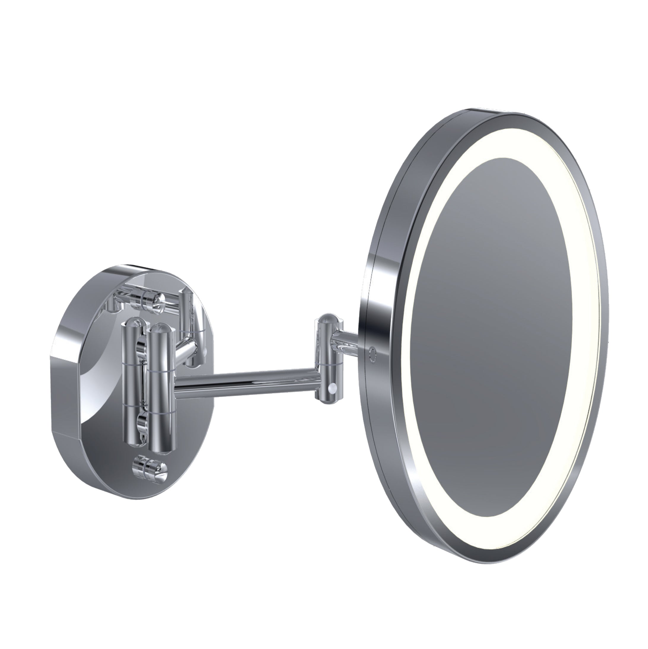 polished chrome mirror