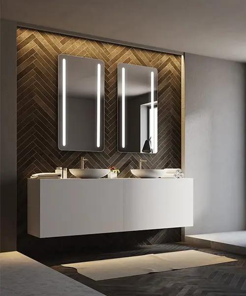 lighted mirror