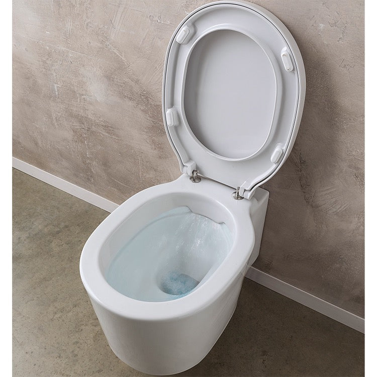 white toilet
