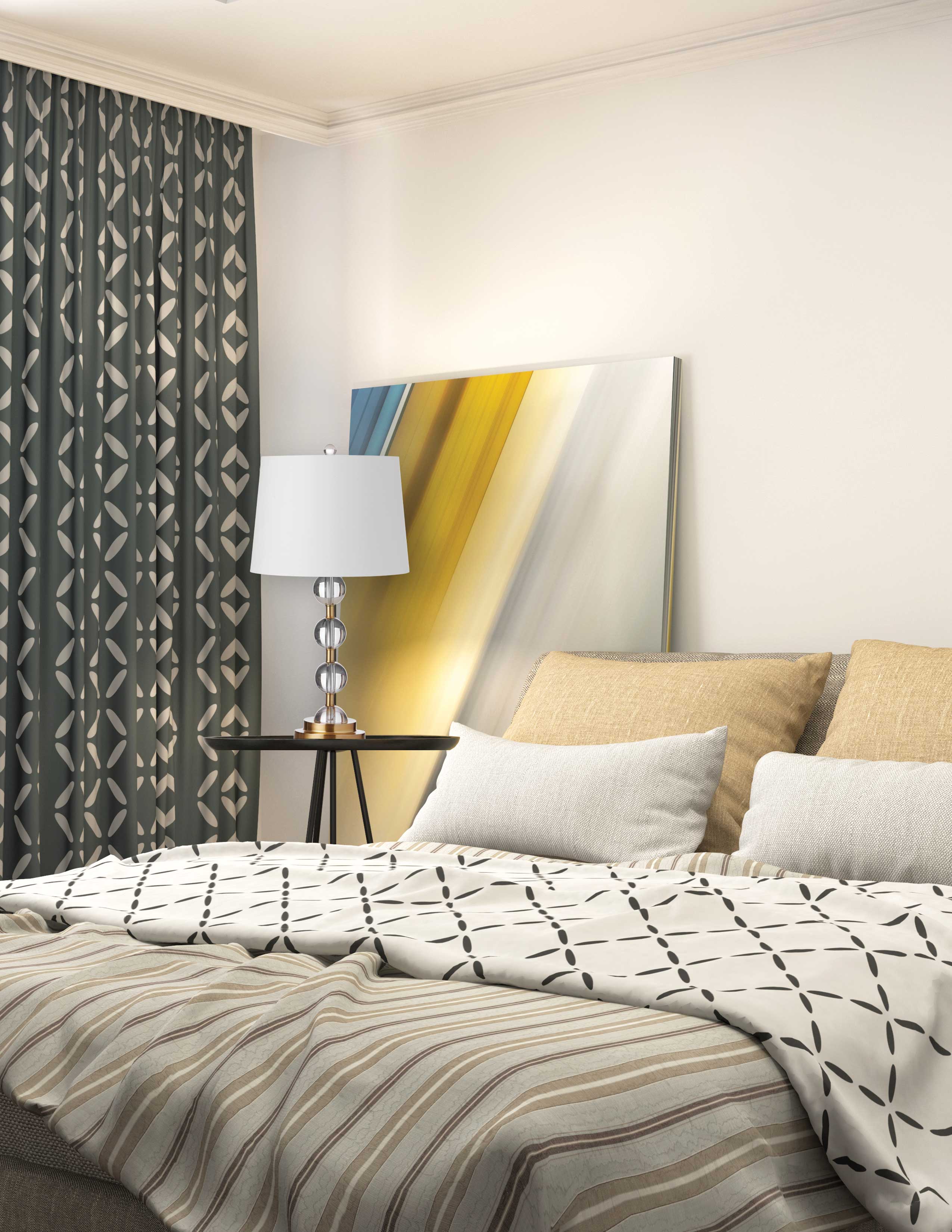 aged bronze table lamp