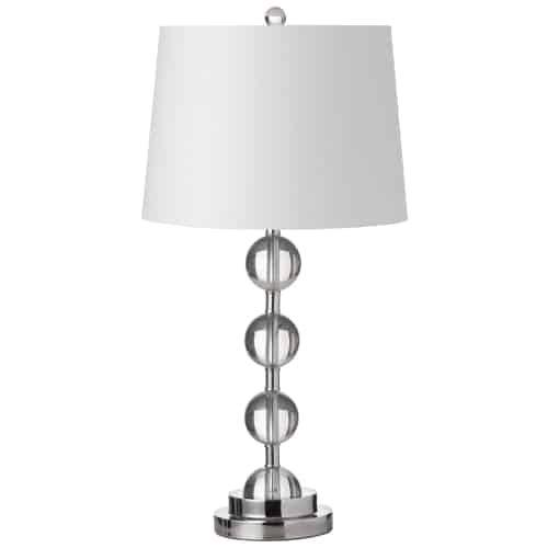 polished chrome table lamp