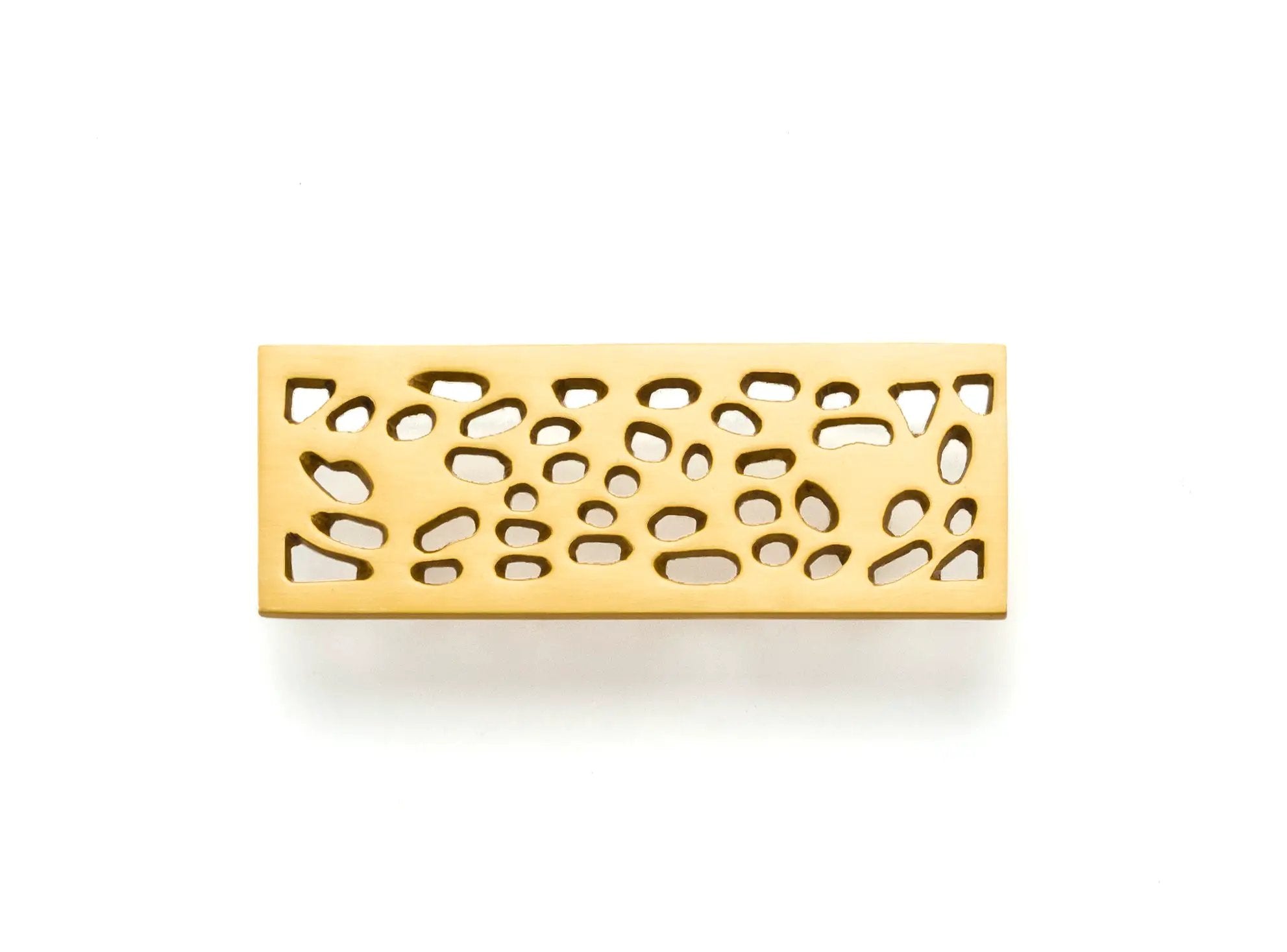 satin brass pull