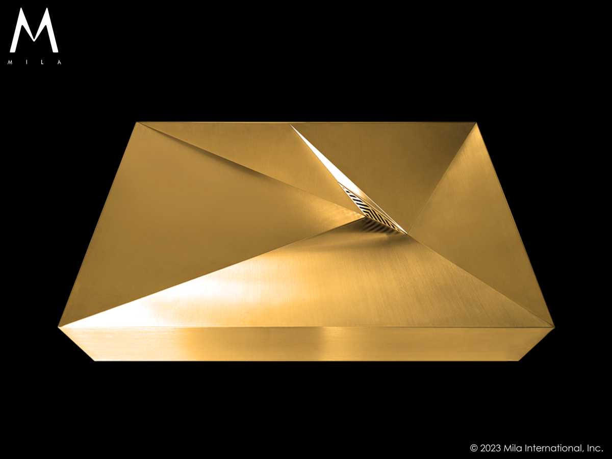 MILA Starburst Bathroom Top-Mount 22.25 x 15.25 Bathroom Sink