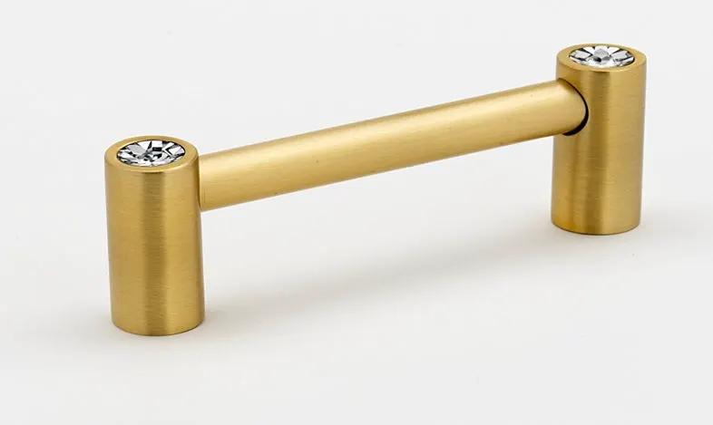 Alno Contemporary I Crystal 3 1/2" Pull by Alno