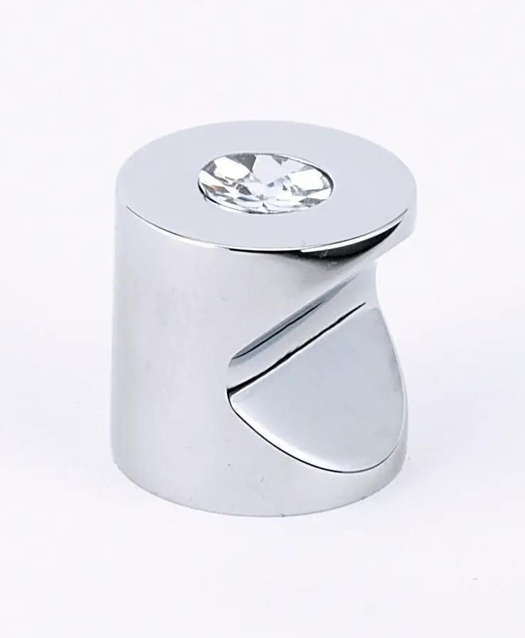 polished chrome knob