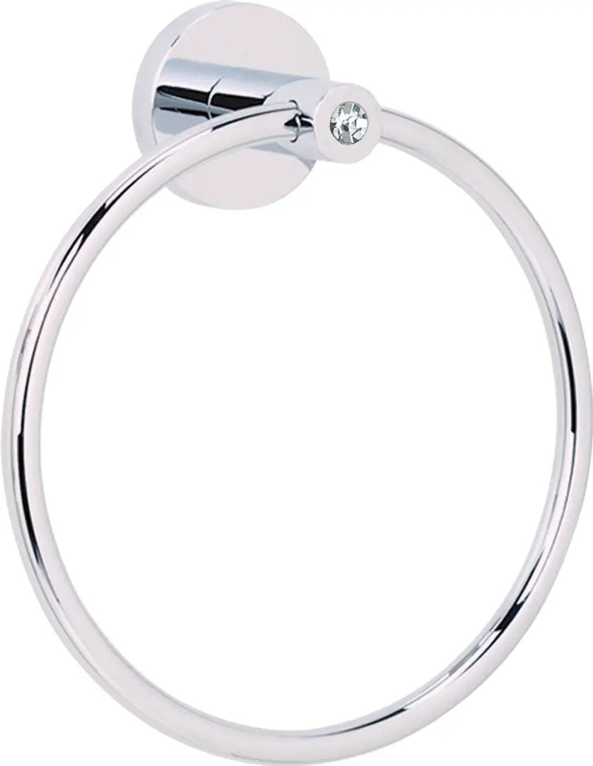 Alno Contemporary I Crystal Bath Towel Ring by Alno